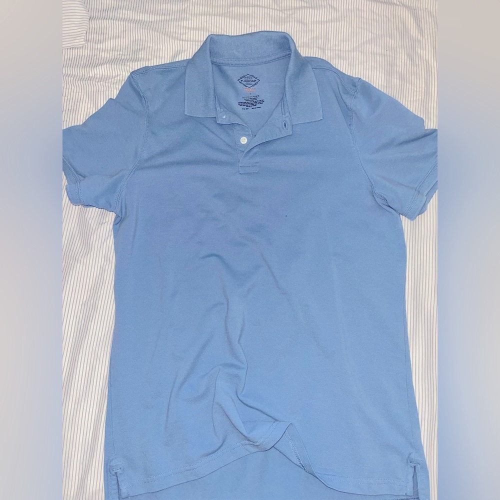 Mens Small St. John’s Polo LIGHT BLUE